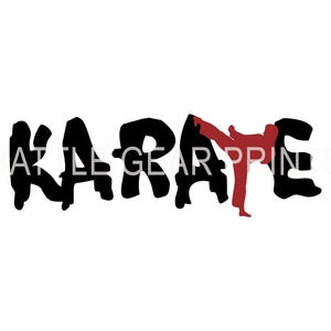 2 Files of Karate Kyokushin - Digital Art Downloads Japanese Martial Arts Print