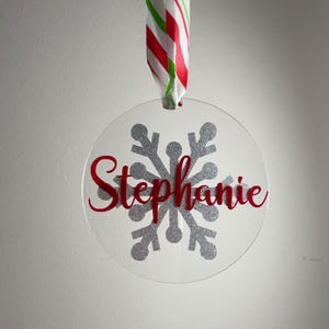 Holiday Ornaments - Personalized by name - DIY