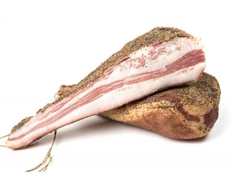 1 Kg. environ Guanciale Calabrese Artisanal Doux - Assaisonné - 2 X 500g. à propos