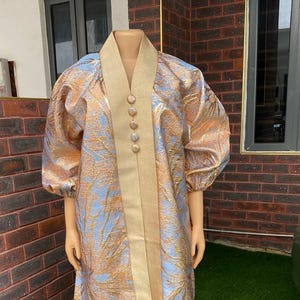 Embroidered Bubu Kaftan Dress: African Women&#39;s Boubou Gown