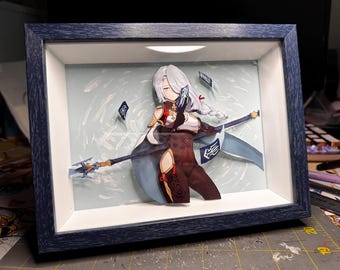 Caja de sombras Genshin Shenhe