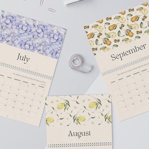 2026 Scripture Wall Calendar | 12 Bible Verses with Monthly Illustrated Designs | 11" x 8.5" or 14" x 11.5" Sizes | Spiral Bound