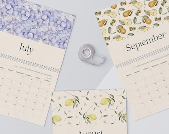 2026 Scripture Wall Calendar | 12 Bible Verses with Monthly Illustrated Designs | 11" x 8.5" or 14" x 11.5" Sizes | Spiral Bound