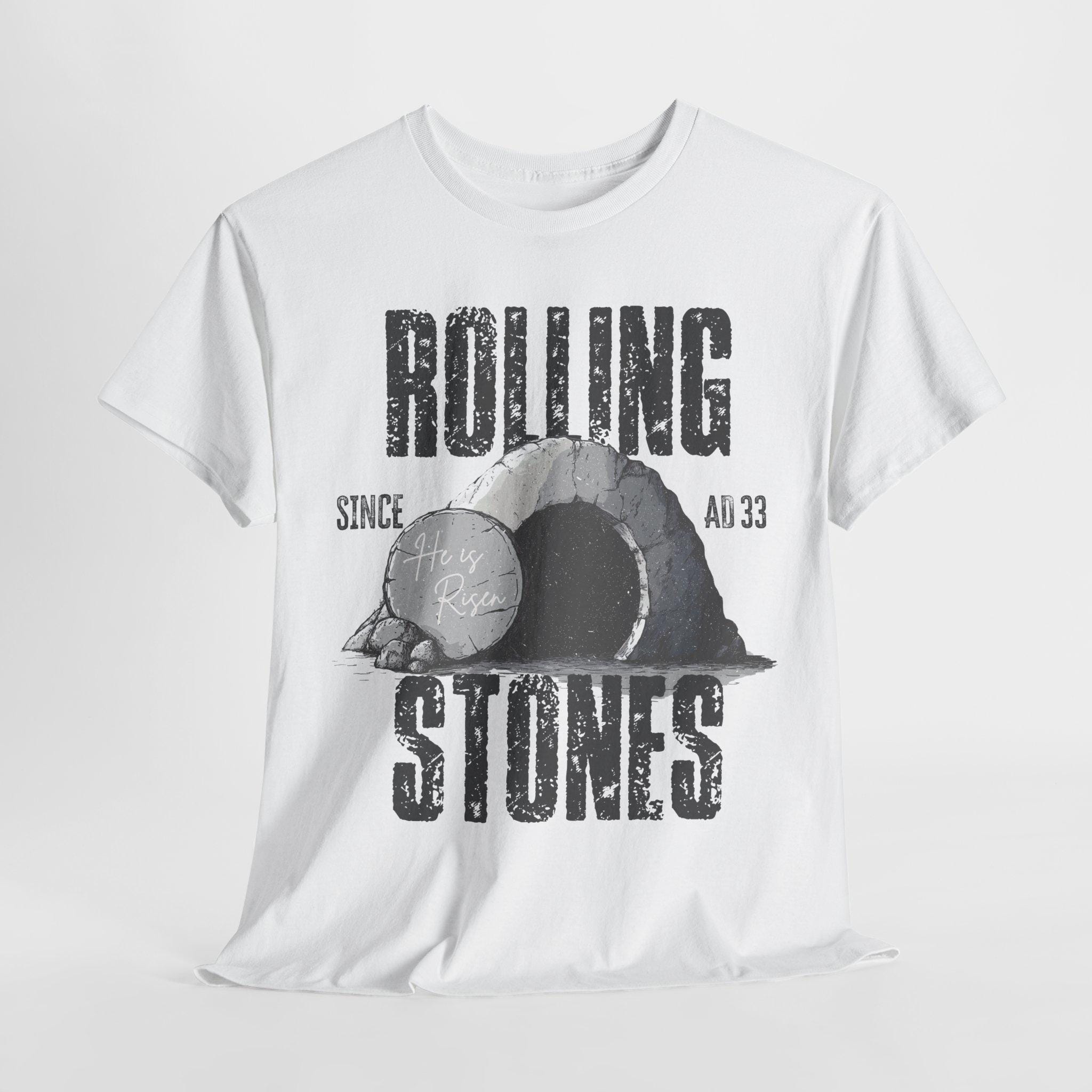 Rolling Stones Graphic T-shirt, Unisex Heavy Cotton Tee, Christian