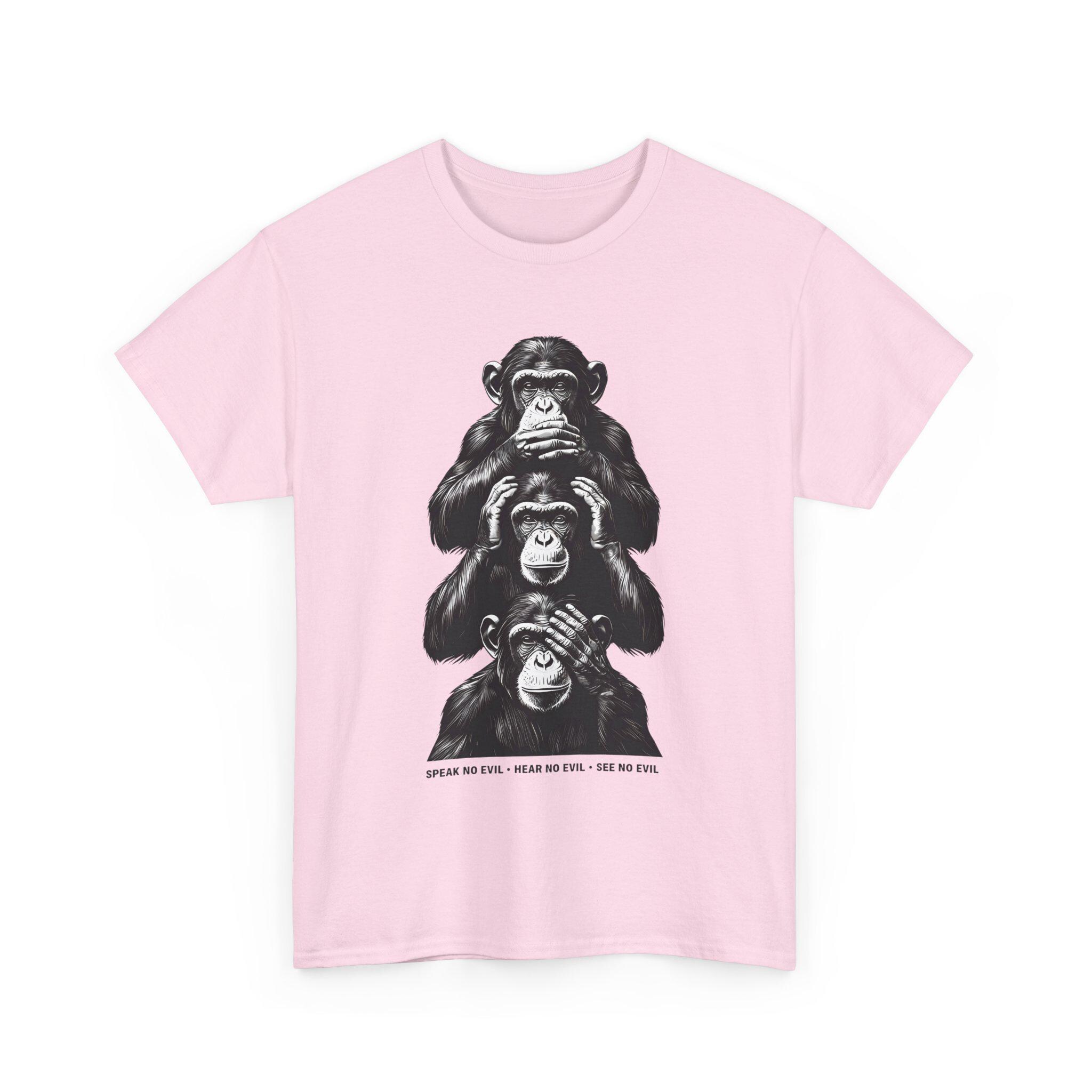 Speak No Evil / Hear No Evil / See No Evil, Funny Monkeys Tee