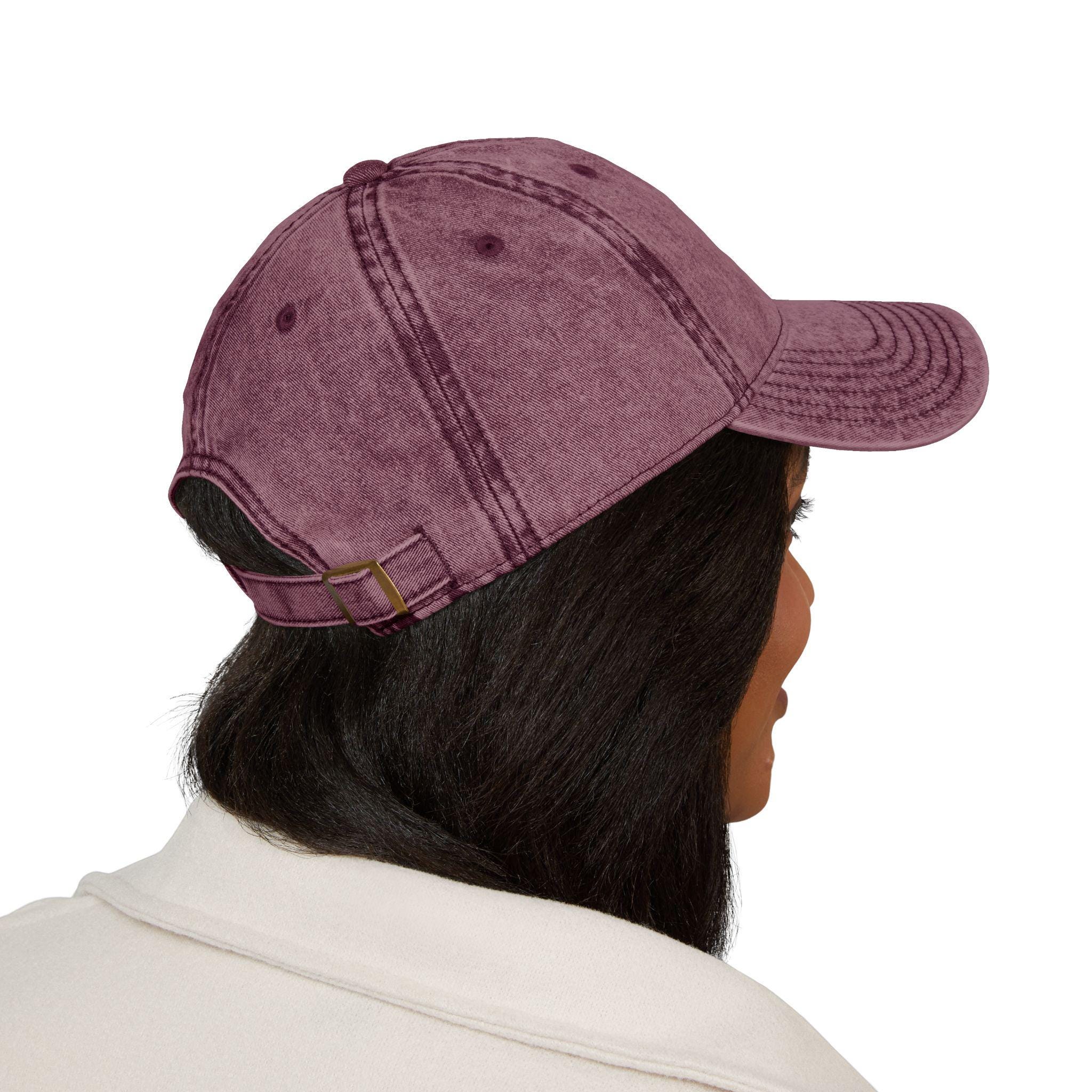 Embroidered Cap, RUACH Breath of God, Vintage Washed Hat, Trendy