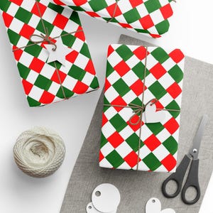 Festive Wrapping Paper, Holiday Gift Wrap, Colorful Christmas Wrapping, Eco-Friendly Gift Packaging, Cheerful Party Supply, Glossy or Matte