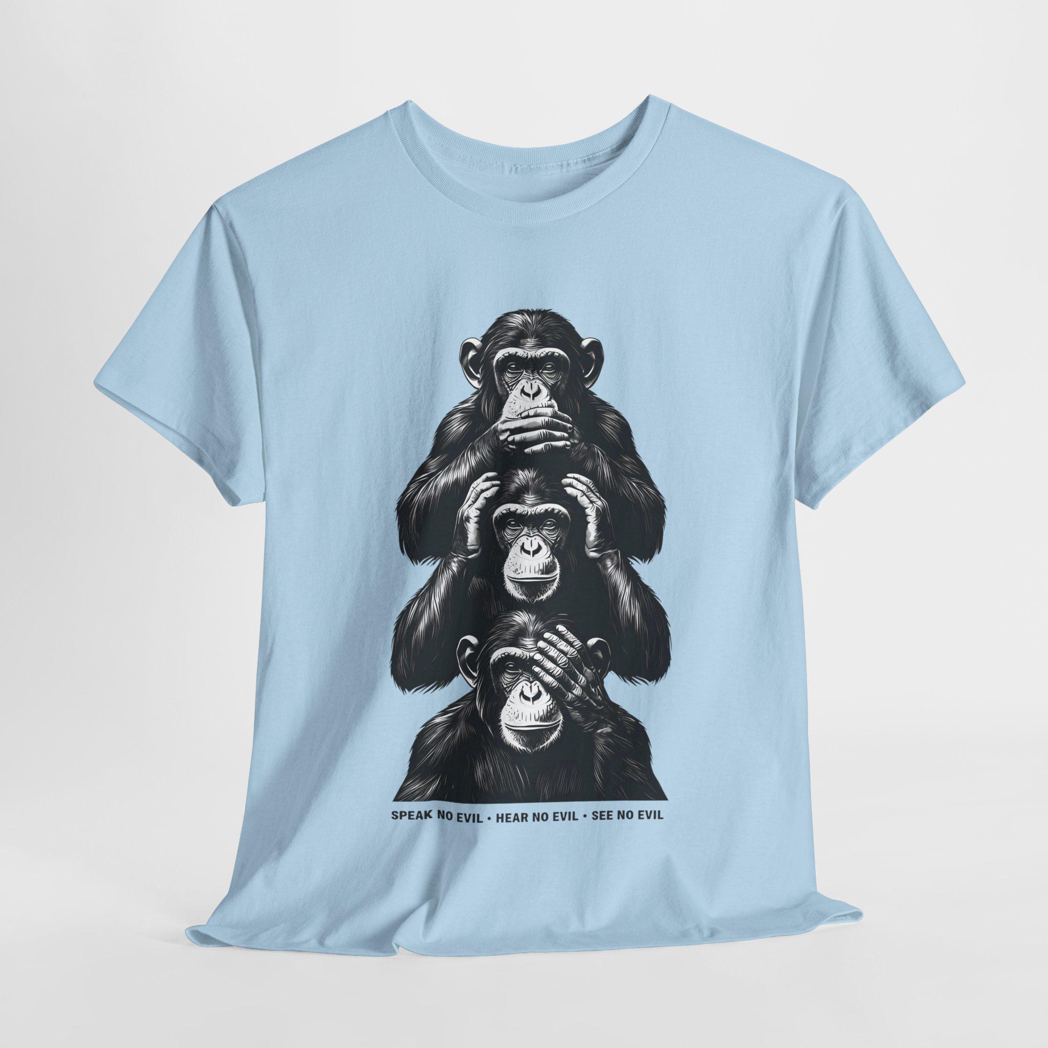 Speak No Evil / Hear No Evil / See No Evil, Funny Monkeys Tee