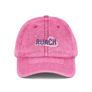 Embroidered RUACH Vintage Cap, Spirit of God, Casual Accessory, Summer Hat, Gift for Him, Gift for Her, Trendy Fashion