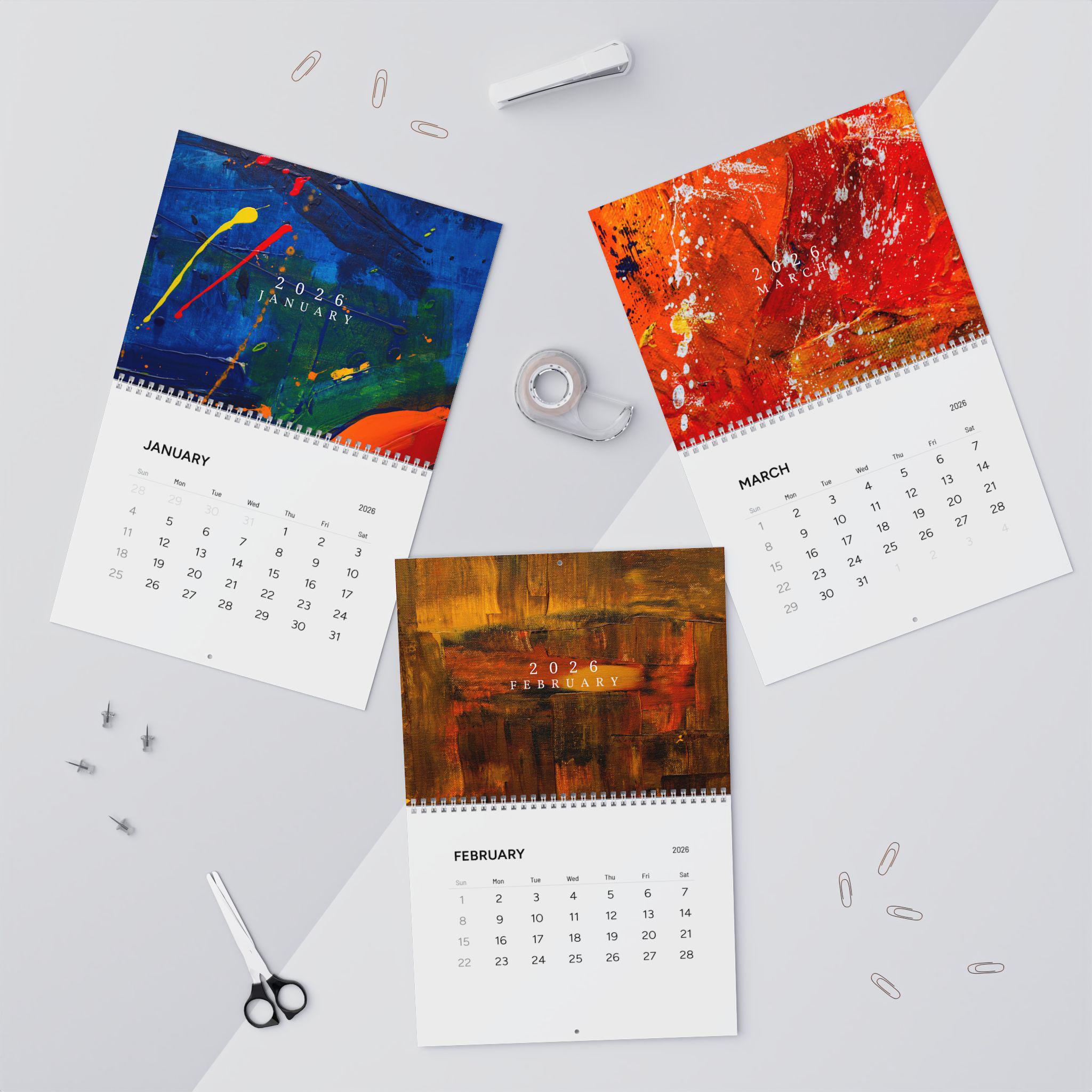 2026 Landscape Wall Calendar With 8x10 Art Prints - 6 Double Sided Pages - Amie Lynn Murray - Paintings, Prints, And Creative Classes