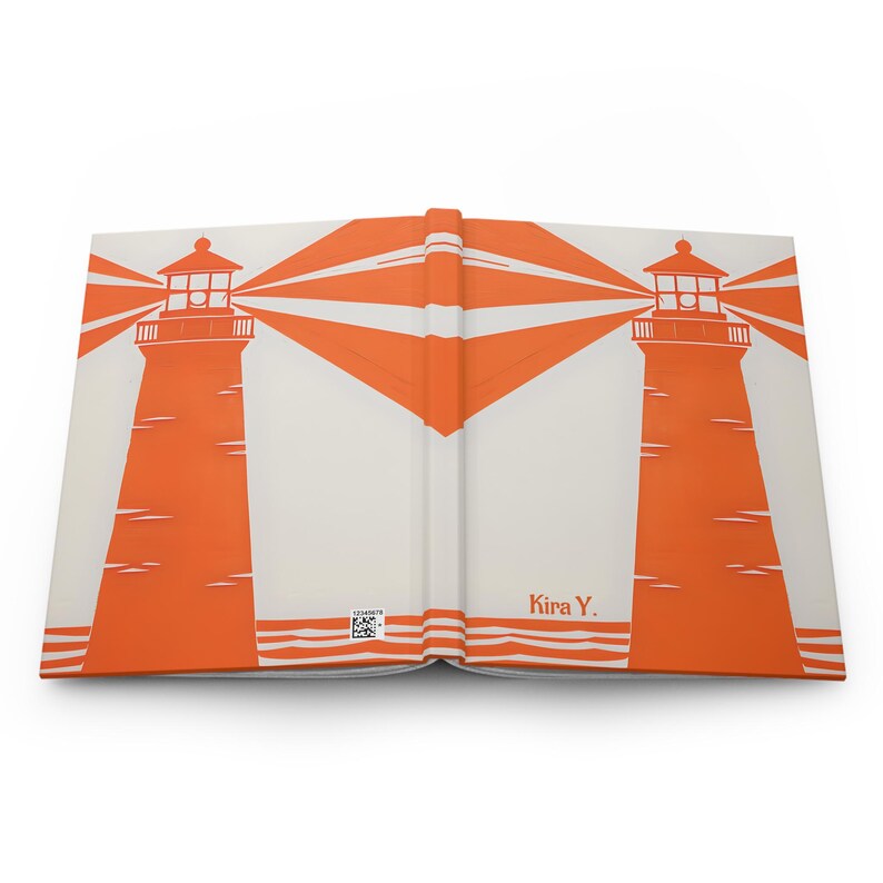 Personalized Inspiring Lighthouse Hardcover Journal, Motivational ...