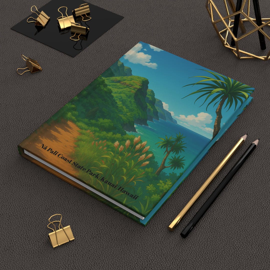 Na Pali Coast Trail in Kauai Hawaii, Hardcover Journal, Coastal ...