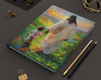 Personalized Hardcover Journal, Christian Prayer Journal, Faith-Based Gift, Daily Reflection Notebook, Art Journal, Easter, Church Note