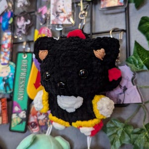 Shadow the hedgehog crochet plushie