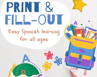 Spanish Learning Worksheets