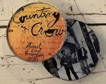 Posavasos/adornos de resina hechos a mano de portadas de álbumes de COUNTING CROWS