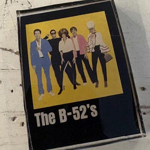 B52s 80s Cassette Cover Magnet