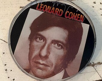 LEONARD COHEN Album Cover Handmade Resin Coaster/Ornament