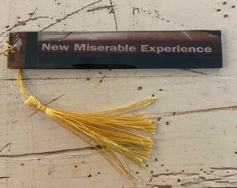 Marcador de resina hecho a mano "Nueva Experiencia Miserable" de Gin Blossoms