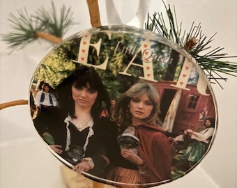 Adorno de resina hecho a mano con forma de corazón de la portada del álbum