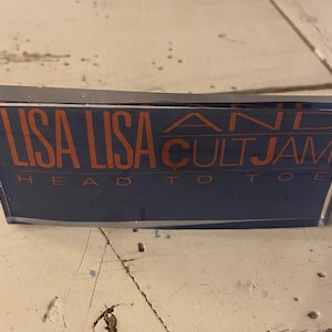 Lisa Lisa and Cult Jam Large Resin Magnet - made from 45 Record Sleeve