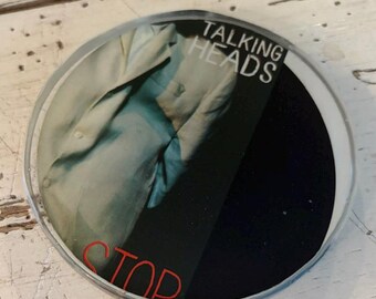 TALKING HEADS Resin Coaster/Ornament