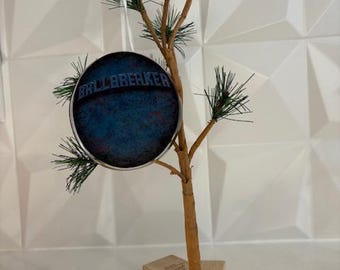 Adorno de resina de dos caras hecho a mano de AC/DC Ballbreaker, de la portada del álbum