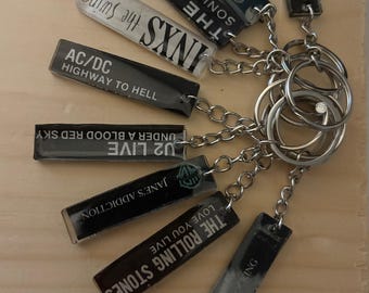 Llaveros de casete de los años 80 y 90