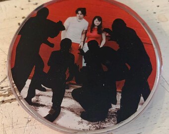 The White Stripes CD Album Cover Handmade Resin Coaster/Ornament