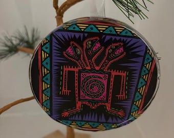 Adorno de resina hecho a mano de VIOLENT FEMMES de la portada del álbum