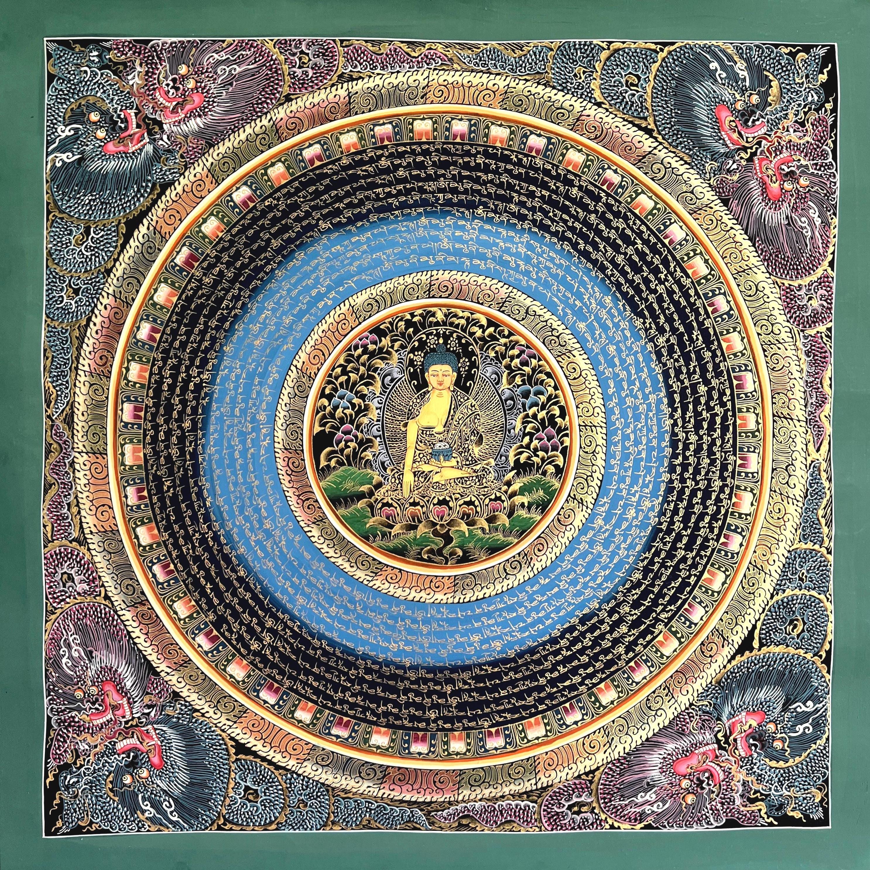 Dragon Thangka - Etsy