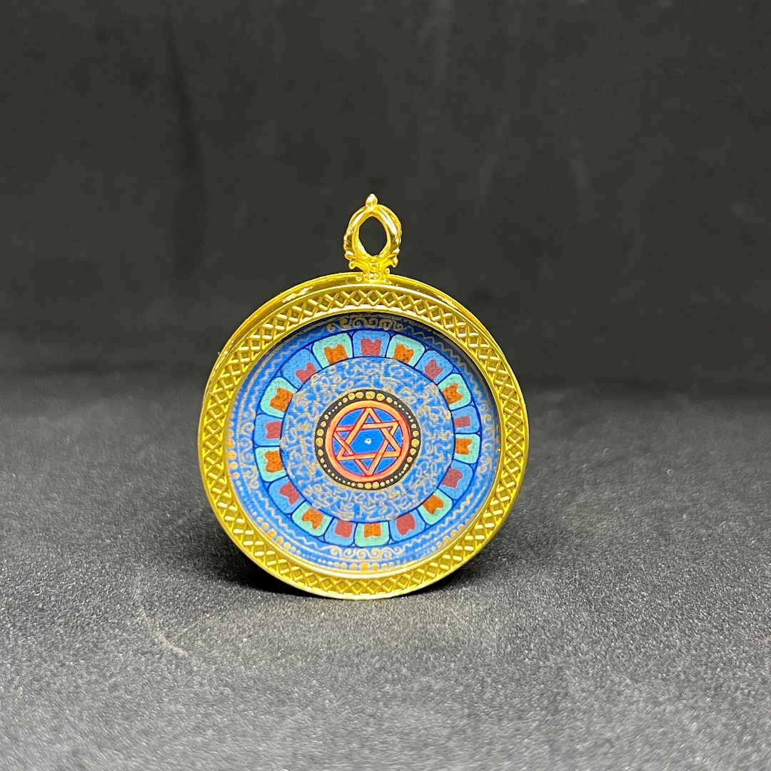 Hum Pendant Om Mani Padme Hum Pendant: Tibetan Buddhist Amulet, Spiritual ...