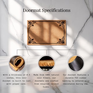 Doormat specifications
