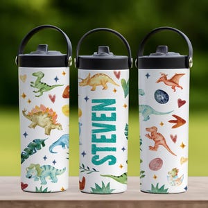 Kawa Anmal Cartoon Duck Water Bottle Wth Straw -Detachable Strap