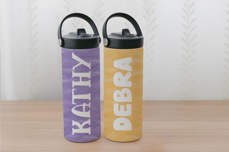 Customizable Kids Tumbler With Foldable Straw, Personalized Kids Water Bottle, Back To School Gift, Trendy Kids Cup, Children Name Tumbler
