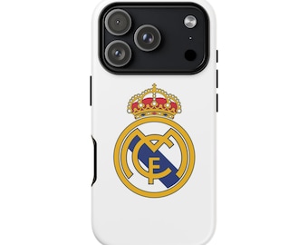 Custodia per telefono Real Madrid / Custodia resistente / Regalo di San Valentino