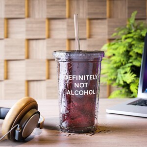 Tazza in acrilico Suave: bicchiere alla moda per un regalo divertente, contenitore trasparente per bevande, accessorio per bar, bomboniera, regalo di addio al nubilato