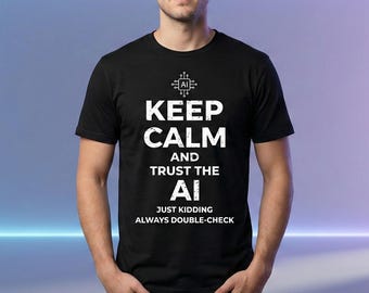 Grappig AI-programmeur-T-shirt, cadeau met technische humor
