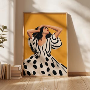 Womens Yellow Polka Dot Dress - Etsy Womens Yellow Polka Dot Dress - Etsy