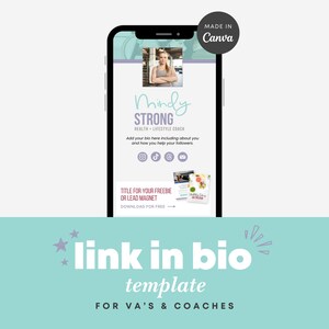 Link in Bio Landing Page | Stan Store Dupe | Instagram Bio Link | Website Canva Template | Linktree Bio Page | Sales Funnel | EAF01