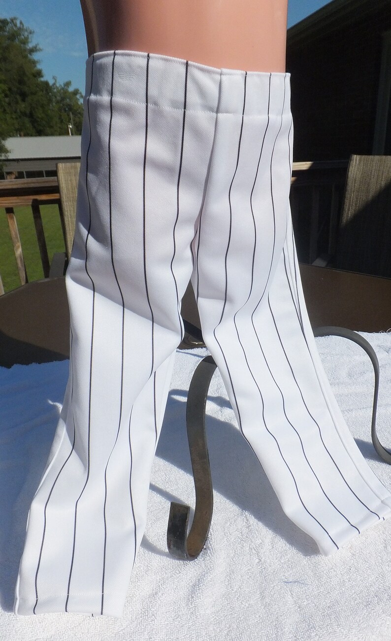 white pinstriped baseball pants white pinstriped baseball pants