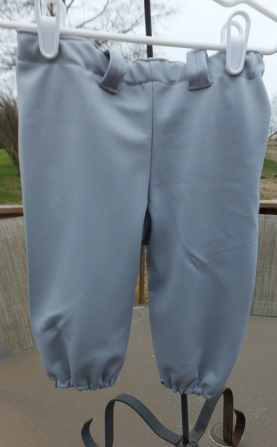 Gray Baseball Pants Shorter Knicker Length Newborn to Size Etsy