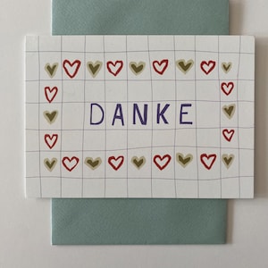 Postkarte „Danke“