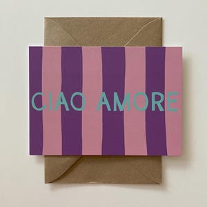 Cartolina “ciao amore”