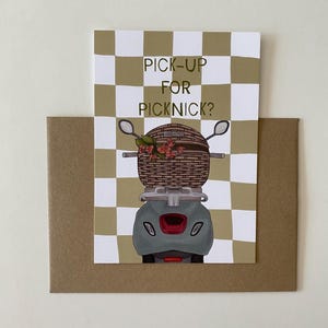 Postkarte „Picknick“