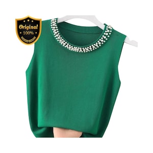 Cotton Tops for Women,  Cotton Vests for Women, Sleeveless Tops for Women in Summer, Soft Lightweight Summer Shirt, Women&#39;s Top