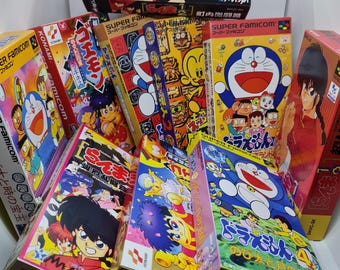 SNES - Japanese version (2/2) - Reproduction Box with Decorative Design and Mini Box - Superior Quality