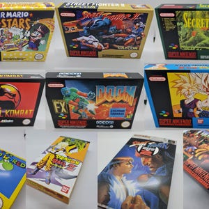 SNES - FR euro version (1/3) - Repro Deco Box and Mini Box - Superior Quality