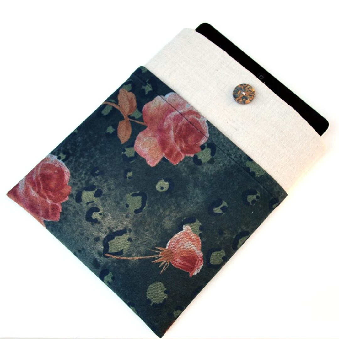 Canvas Laptop Sleeve 18 Inch Gaming Laptop Case Floral Alienware M18 ...