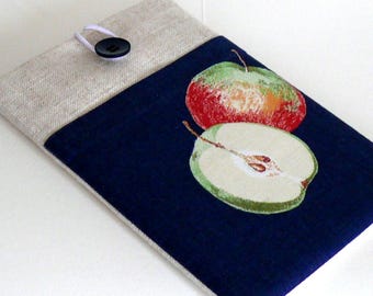 iPad Mini Case with Denim with Apples Pocket iPad Mini 7 Sleeve 2024 iPad Mini Case 6th gen iPad Mini Sleeve Gift - Shockproof Padding
